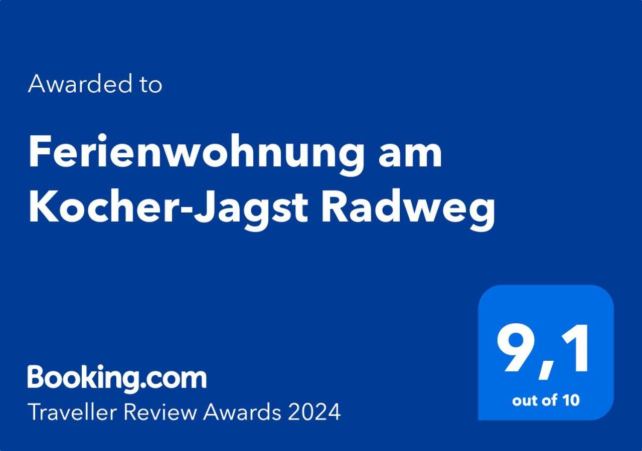 Ferienwohnung Am Kocher-Jagst Radweg Neuenstadt am Kocher Buitenkant foto